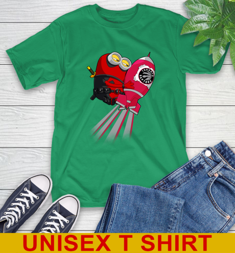 NBA Basketball Toronto Raptors Deadpool Minion Marvel Shirt T-Shirt 7