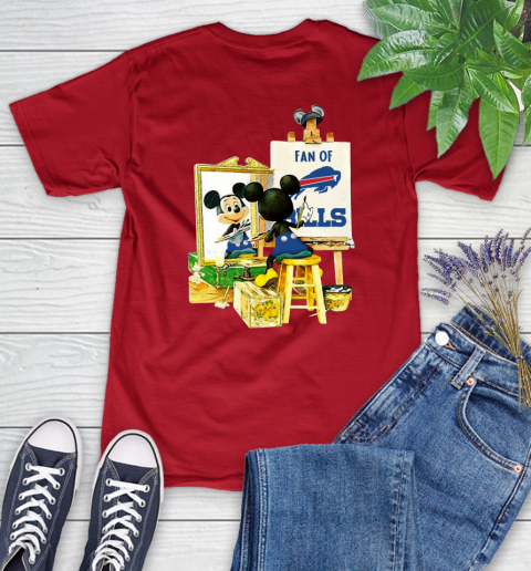 NFL Football Buffalo Bills Mickey Drawing Shirt 92