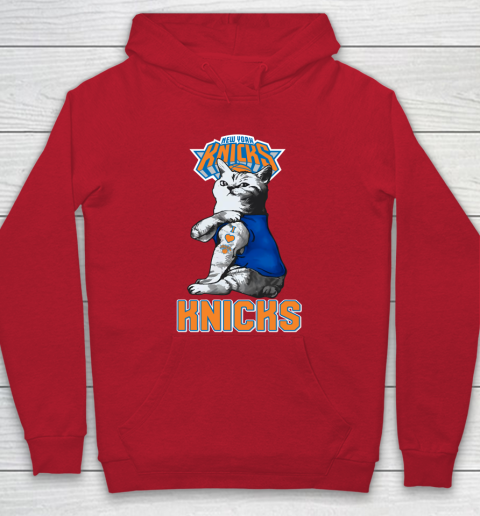 NBA Basketball My Cat Loves New York Knicks Hoodie 7