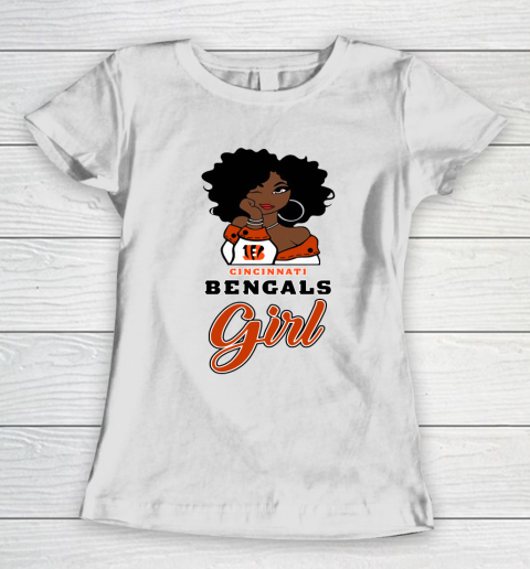 Cincinnati Bengals Girl NFL Women's T-Shirt 3