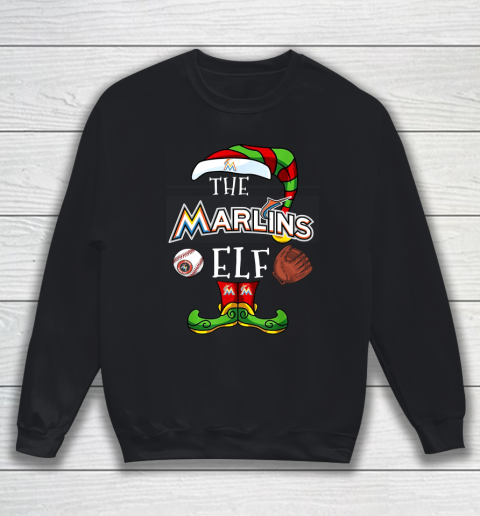 Miami Marlins Christmas ELF Funny MLB Sweatshirt