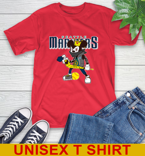 Seattle Mariners MLB Baseball Mickey Peace Sign Sports T-Shirt 10
