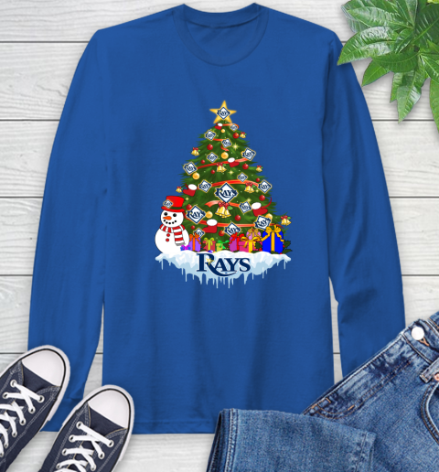 Tampa Bay Rays Merry Christmas MLB Baseball Sports Long Sleeve T-Shirt 9