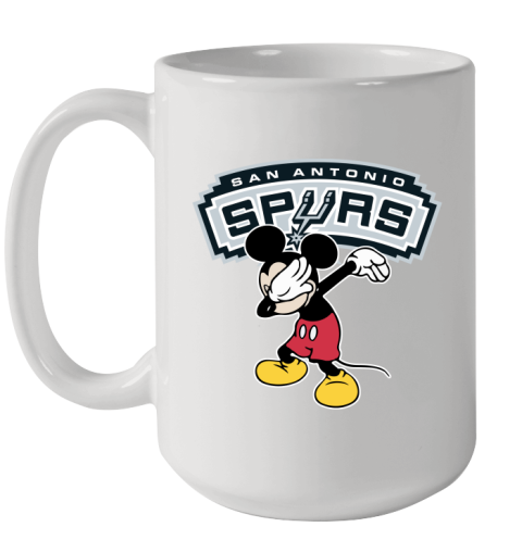 San Antonio Spurs NBA Basketball Dabbing Mickey Disney Sports Ceramic Mug 15oz