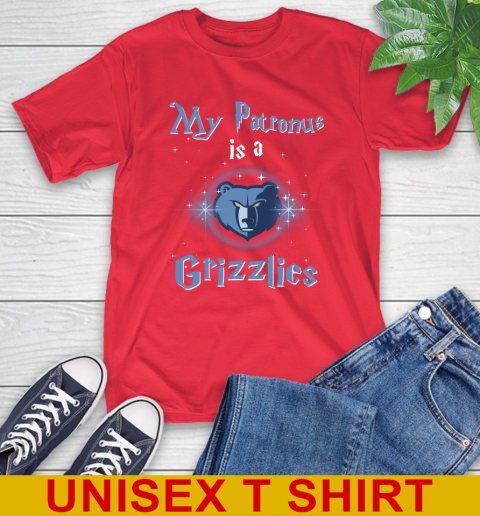 NBA Basketball Harry Potter My Patronus Is A Memphis Grizzlies T-Shirt 12