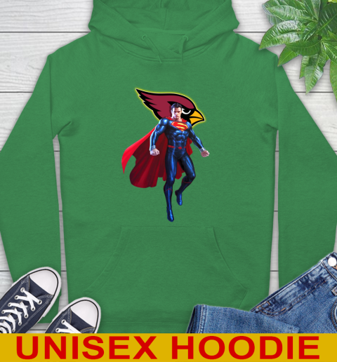 NFL Superman DC Sports Football Arizona Cardinals Hoodie 8