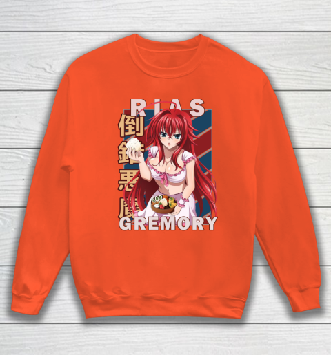 Rias Gremory High School DxD Haisuk ru D D H r Retro Anime Manga Sweatshirt Tee For Sports