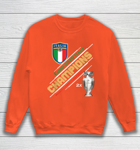 Italy Champions 2020 Euro Forza Azzurri Italia Football Sweatshirt 3