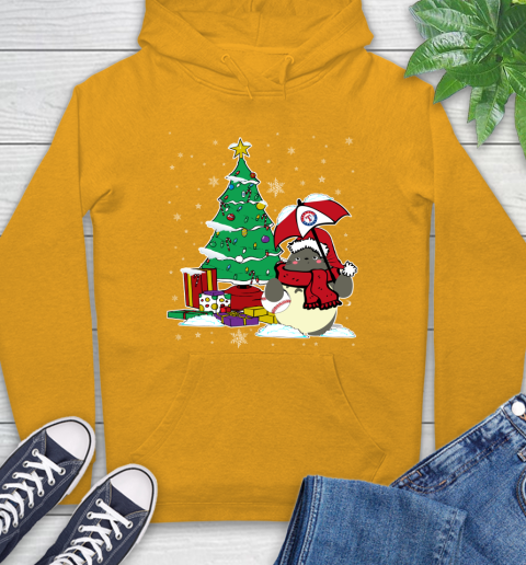 Texas Rangers MLB Baseball Cute Tonari No Totoro Christmas Sports Hoodie 2