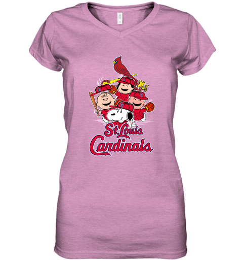 St Louis Cardinals Shirt Women's XL Extra Large Pink Short