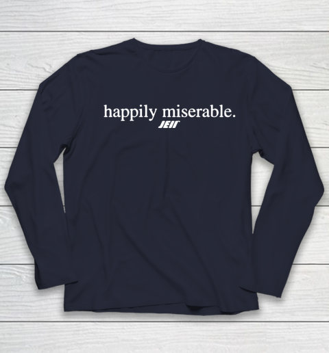 Happily Miserable Shirt Youth Long Sleeve 3 Happily Miserable Shirt Youth Long Sleeve - Image 3