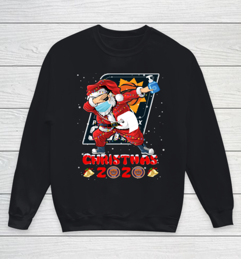 Phoenix Suns Funny Santa Claus Dabbing Christmas 2020 NBA Youth Sweatshirt