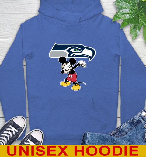 Seattle Seahawks NFL Football Dabbing Mickey Disney Sports Hoodie 9
