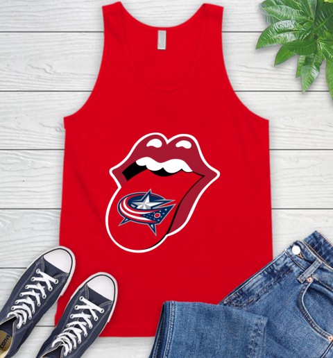 Columbus Blue Jackets NHL Hockey Lips I Root For My Team Adoring Fan 75