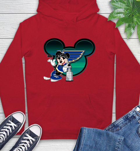NHL St.Louis Blues Stanley Cup Mickey Mouse Disney Hockey T Shirt Hoodie 10
