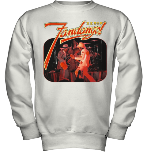 Zz Top Fandango Album Guitar Youth Sweatshirt