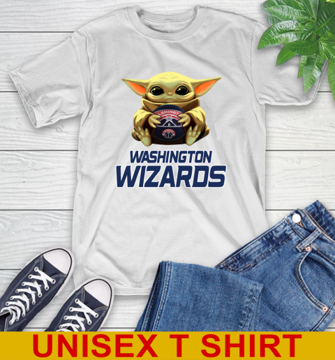 NBA Basketball Washington Wizards Star Wars Baby Yoda Shirt