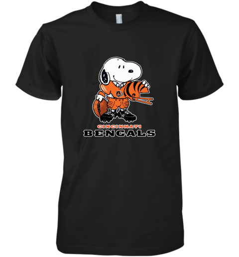 Snoopy A Strong And Proud Cincinnati Bengals Player NFL Premium Men's T-Shirt