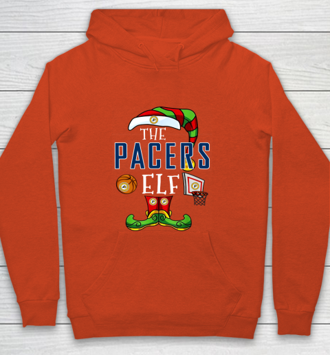 Indiana Pacers Christmas ELF Funny NBA Youth Hoodie 3