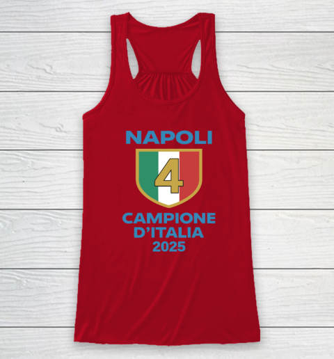 Napoli Campione D'Italia 2025 Racerback Tank 3