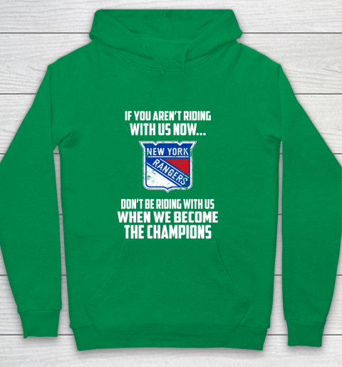 NHL New York Rangers Hockey We Become The Champions Youth Hoodie 4