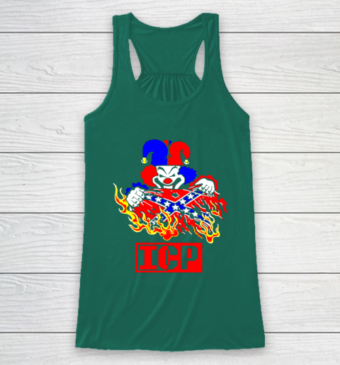 Fuck your rebel flag Racerback Tank 5