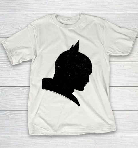 DC Fandome The Batman Mask Profile Silhouette Youth T-Shirt