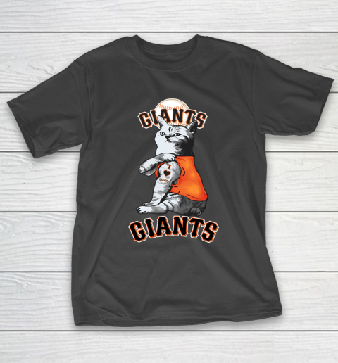 MLB Baseball My Cat Loves San Francisco Giants T-Shirt