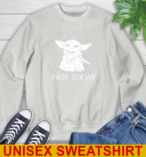 Not Today Game Of Thrones Star Wars Baby Yoda Shirt 29