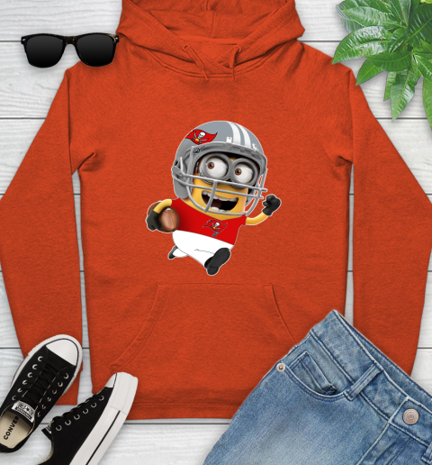 NFL Tampa Bay Buccaneers Minions Disney Football Sports Youth Hoodie 5