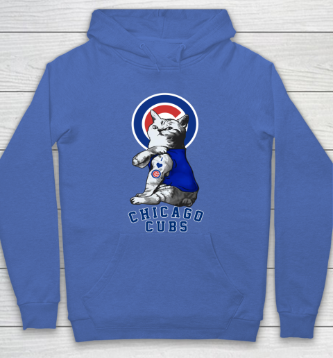 MLB Baseball My Cat Loves Chicago Cubs Hoodie 6