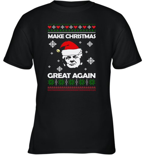 Donald Trump  Make Christmas Great Again Youth T-Shirt