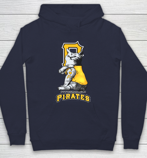MLB Baseball My Cat Loves Pittsburgh Pirates Hoodie 2