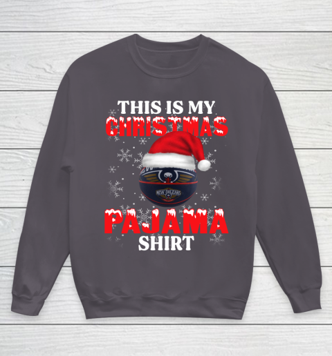 New Orleans Pelicans This Is My Christmas Pajama Shirt NBA Youth Sweatshirt 5