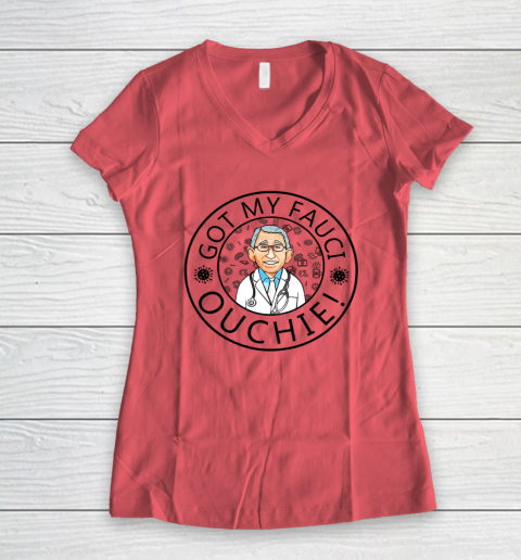 Got My Fauci Ouchie Women's V-Neck T-Shirt 3