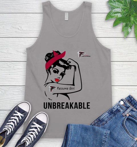 NFL Atlanta Falcons Girl Unbreakable Football Sports Tank Top 2