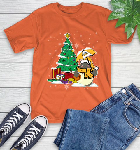 Denver Nuggets NBA Basketball Cute Tonari No Totoro Christmas Sports T-Shirt 4