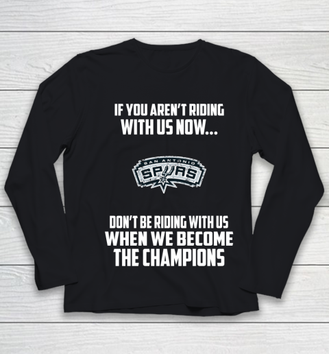 NBA San Antonio Spurs Basketball We Become The Champions Youth Long Sleeve