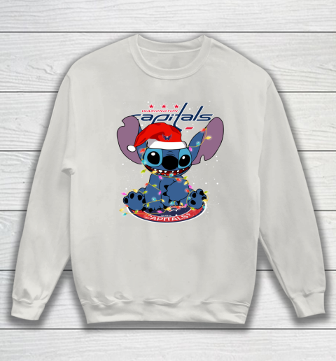 Washington Capitals NHL Hockey noel stitch Christmas Sweatshirt 8
