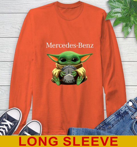 Star Wars Baby Yoda Hugs Mercedes Car Shirt 58