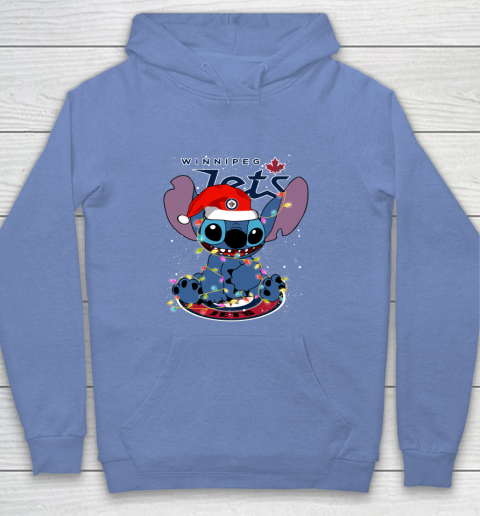 Winnipeg Jets NHL Hockey noel stitch Christmas Youth Hoodie 7