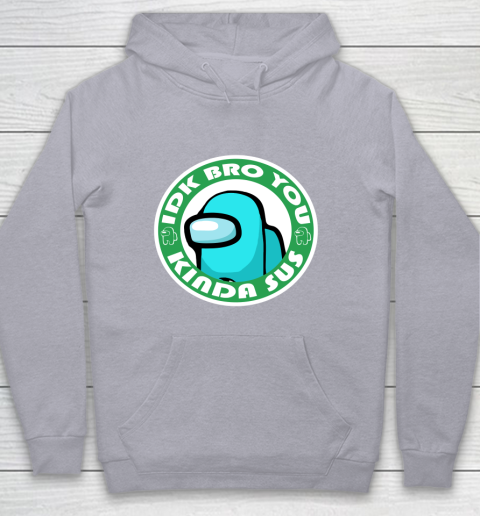 Among Us Shirt Idk Bro You Kinda Sus Youth Hoodie 4