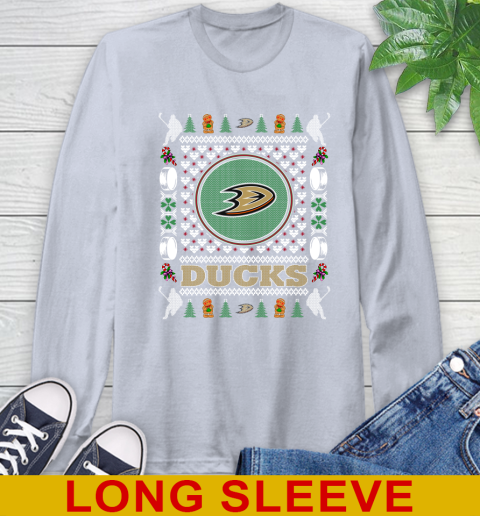 Anaheim Ducks Merry Christmas NHL Hockey Loyal Fan Long Sleeve T-Shirt 6