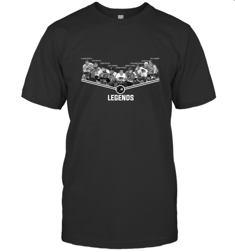 Philadelphia Flyers Ice Hockey Team Legends Clubs Signature T-Shirt