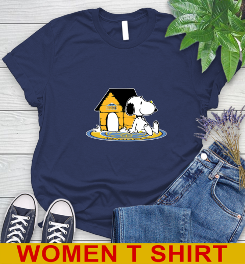 NBA Basketball Denver Nuggets Snoopy The Peanuts Movie Shirt Women's T-Shirt 12