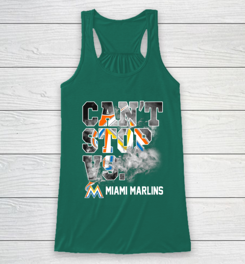 MLB Miami Marlins Baseball Can't Stop Vs Marlins Racerback Tank 5