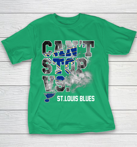 NHL St.Louis Blues Hockey Can't Stop Vs Youth T-Shirt 3