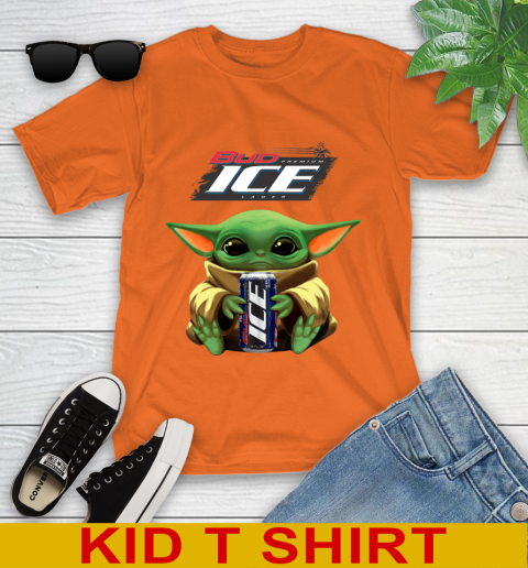 Star Wars Baby Yoda Hugs Bud Ice Beer Shirt 107
