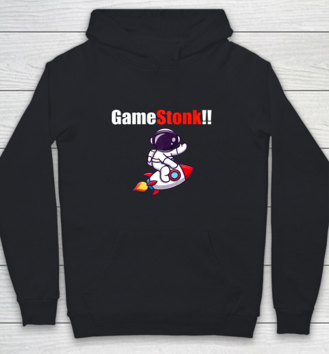 Gamestonk to the Moon Gamestick Stop Game Stonk GME Youth Hoodie