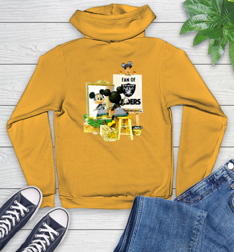 NFL Football Oakland Raiders Mickey Drawing Shirt 124